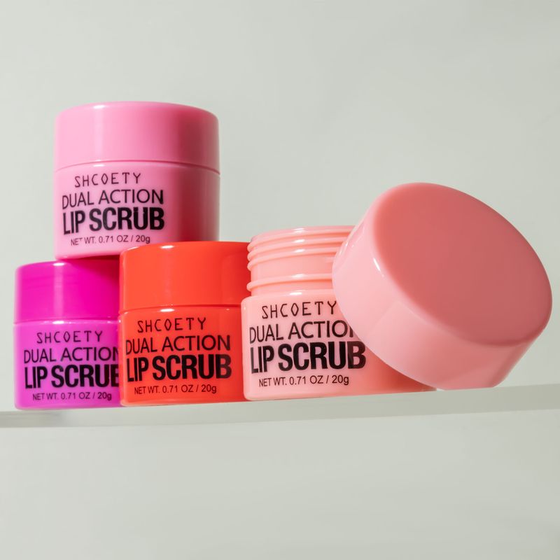 SHCOETY Lip Scrub Set - Exfoliate Dead Skin, Hydrate & Nourish Lips - Moisturizing Lip Balm Included_voghion.com