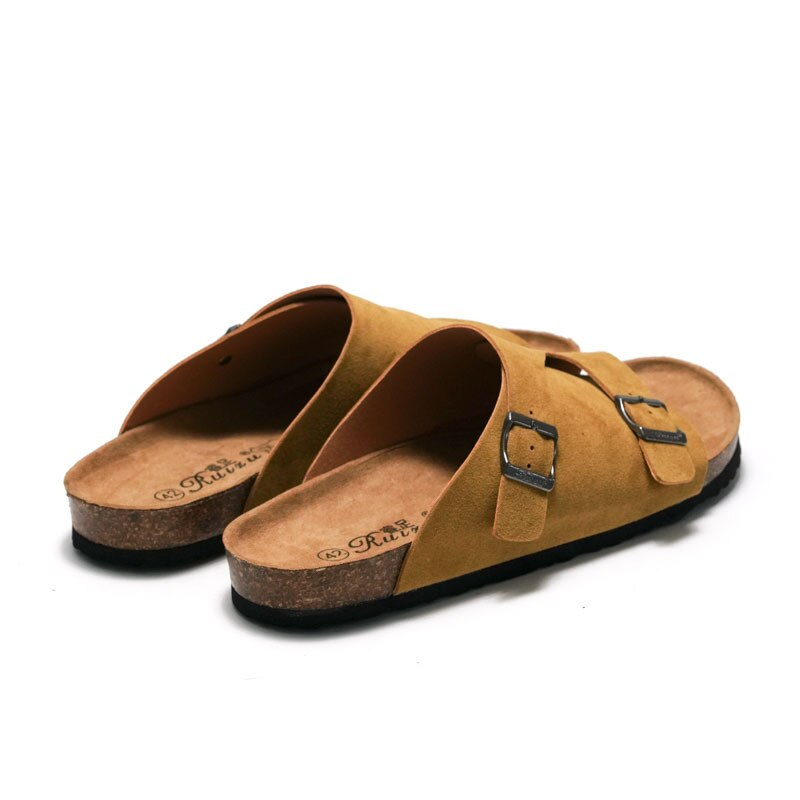 Zomer Heren Kurk Slippers Paar Sandalen Visgraat Slippers Outdoor Heren Dames Strand Slippers_voghion.com