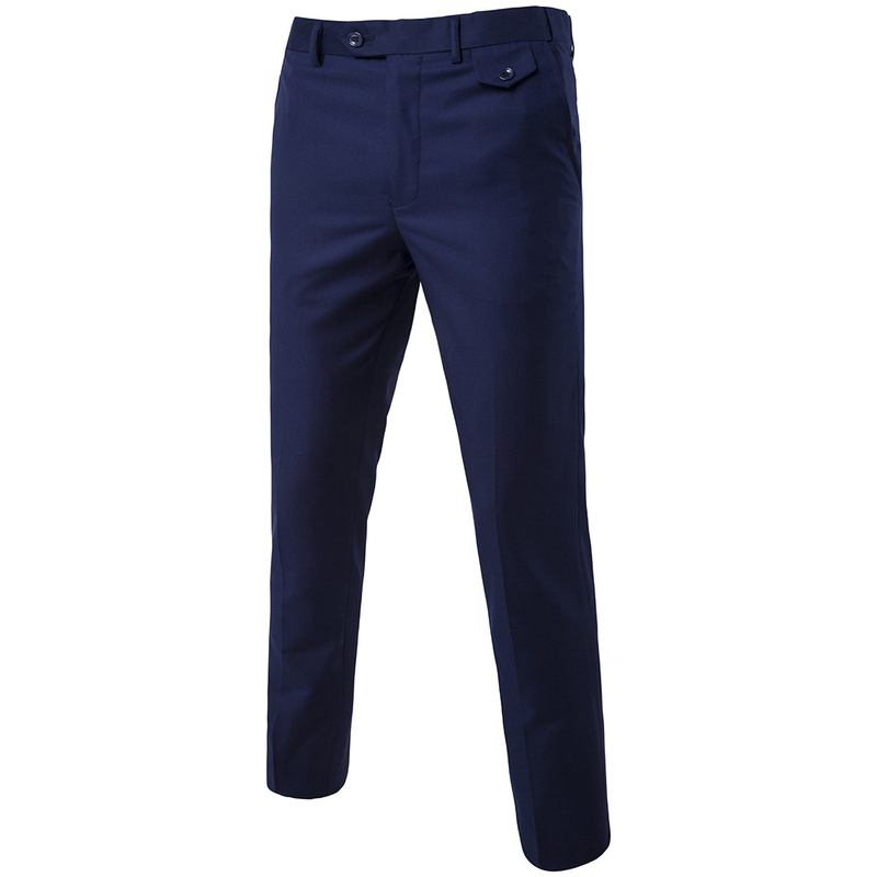 Fashion Quality Men's New Solid Color Trendy Versatile Casual Trousers Business Trousers 9 Colors 9 Sizes Trousers_voghion.com