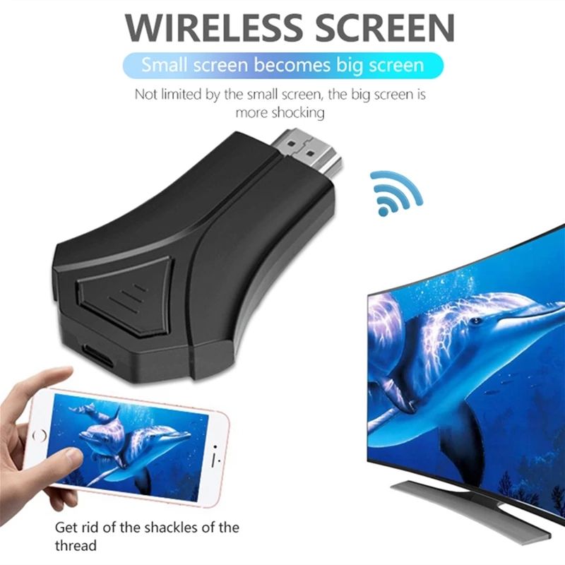 K12 TV Stick Wifi displeja uztvērējs HDMI saderīgs straumēšanas apraides spoguļa ekrāns Airplay Miracast Anycast Airmirror_voghion.com