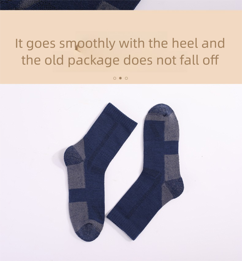 Calzini da uomo in lana merino Mingjun, caldi e spessi, per lo sport all'aria aperta, calzini da sci e da neve_voghion.com