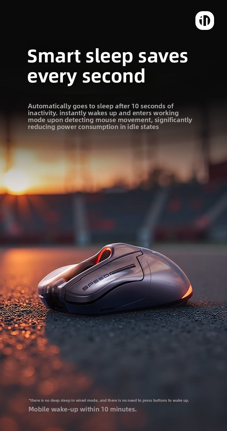 【High Quality】 INPHIC Wireless Mouse Bluetooth Dual Mode Gaming Rechargeable Creative Office_voghion.com