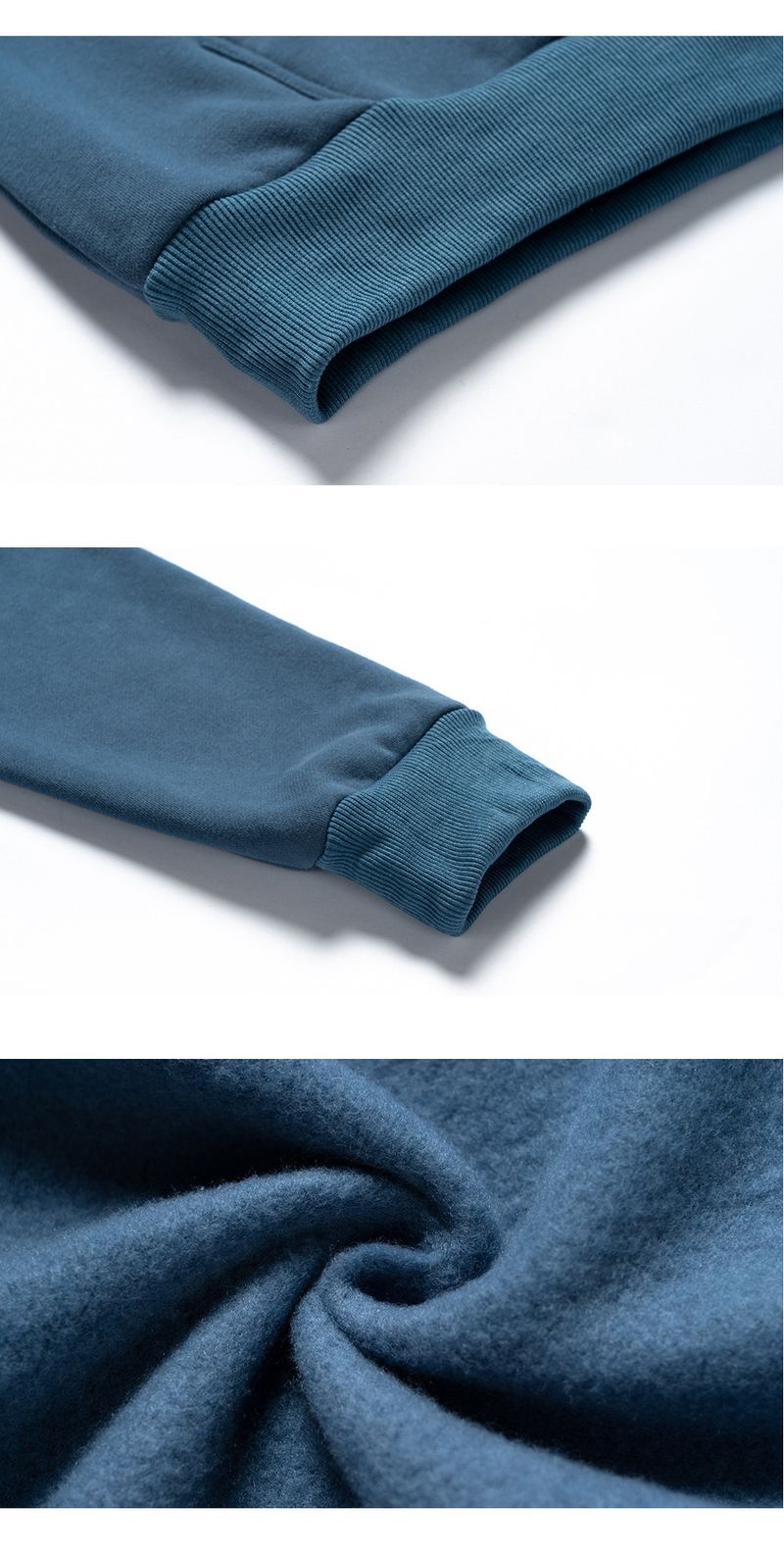 Autunno/Inverno 2021 Nuovo Street Fighter Loose Blank Fleece Uomo Maglione con cappuccio a maniche lunghe di grandi dimensioni_voghion.com