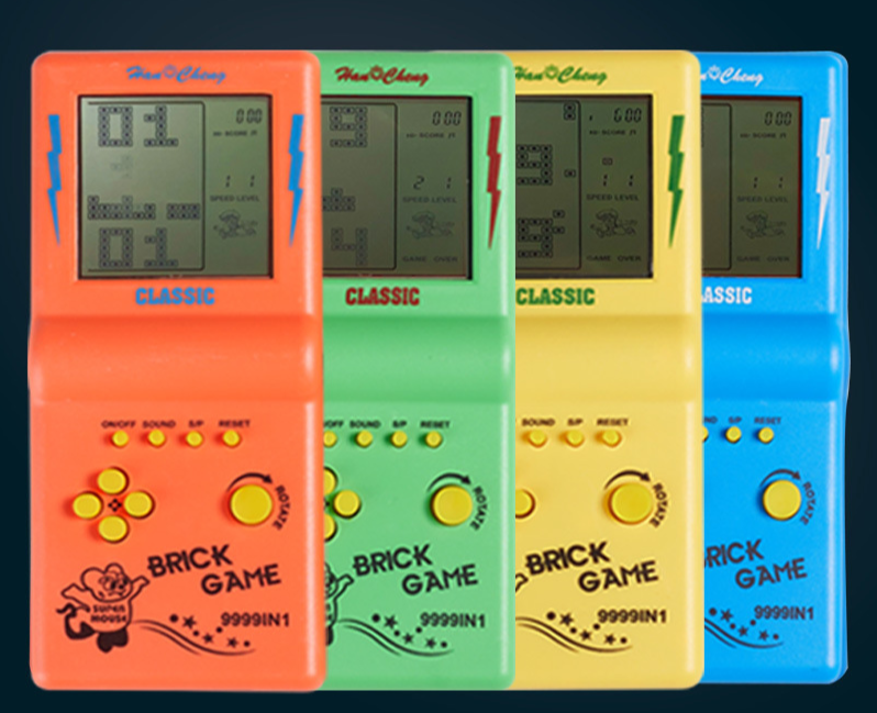 Klassische Tetris-Spielkonsole, nostalgisches Mini-Block-Maschinen-Puzzle, praktisches Studentengeschenk_voghion.com