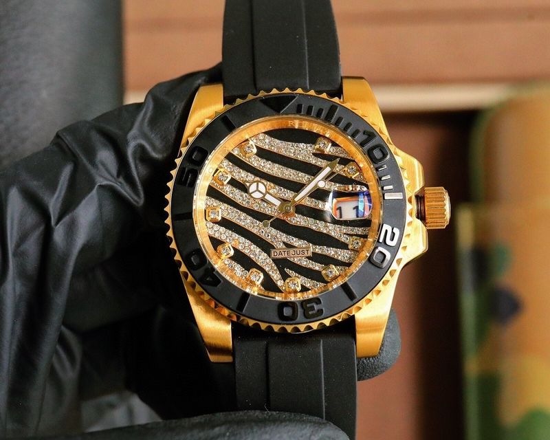 Yacht Herren Mechanische Daytona Water Ghost Uhr Log Gummiband Wasserdicht_voghion.com