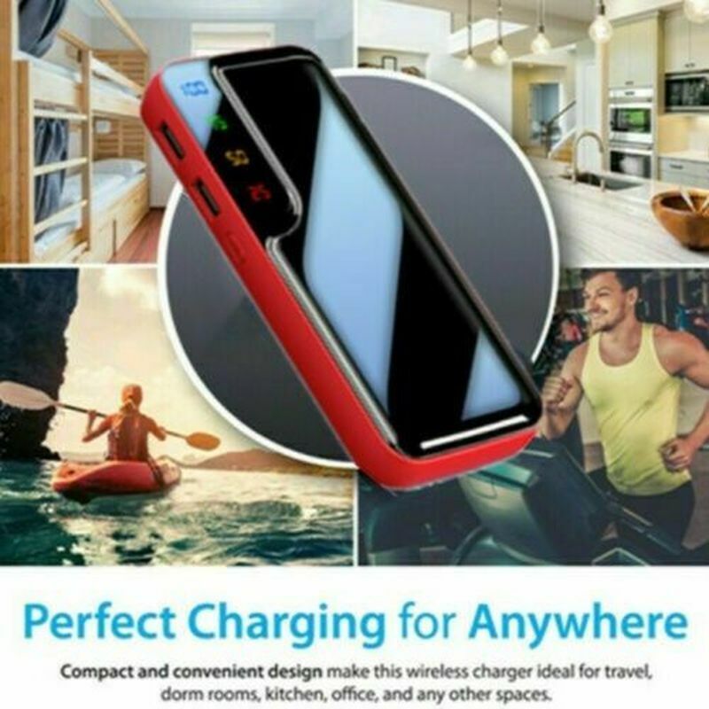 9000000mAh Power Bank 2 USB Schnellladegerät Akkupack Tragbar für Handy_voghion.com