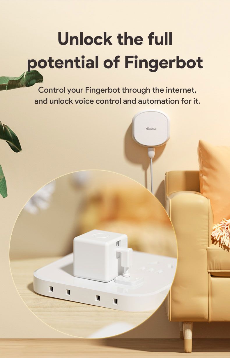 Tuya Zigbee Plus Switch Button Pusher Touch Arms Fingerbot Smart Life Control Work with Alexa Google Home Alice_voghion.com