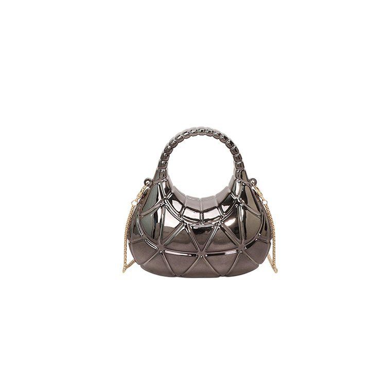 2025 Herbst Mini Abend Trendy Handtasche Acryl Plaid Single Shoulder Crossbody Damentasche_voghion.com