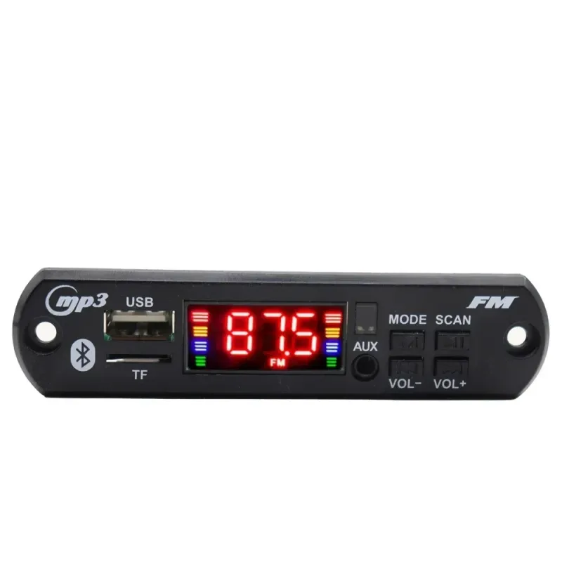 12V DIY Bluetooth 5.0 MP3-decoderbord 80W 50W versterker audiospeler auto FM-radiomodule TF USB-microfoon oproeprecorder_voghion.com