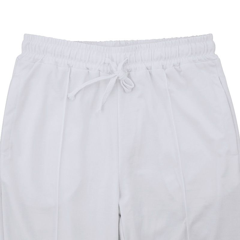 2024 Neue einfarbige Plus-Größen-beiläufige Sommer-Trendy-Loose-Jogginghose für Männer_voghion.com