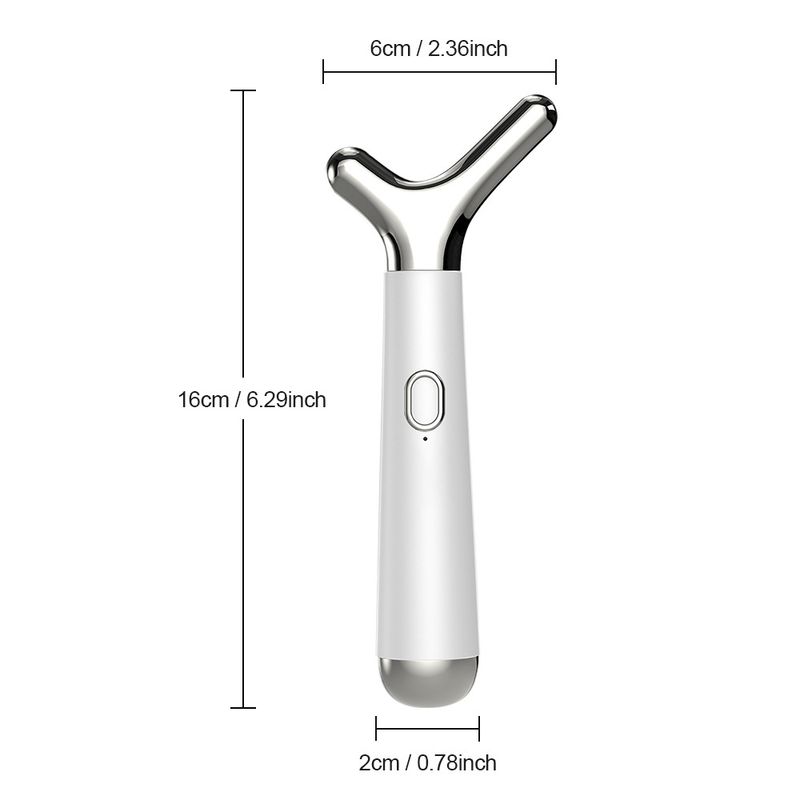 New, facial lifting, neck slimming, vibration massage, V-face beauty instrument, household electric face slimming_voghion.com