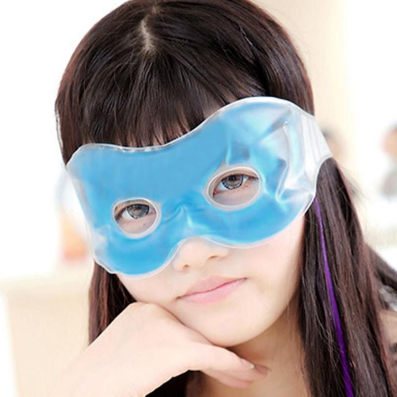 Mascarilla refrescante para ojos con hielo, mejora la fatiga, elimina las ojeras, máscara fría para ojos, máscara para dormir, cuidado refrescante para ojos, gel relajante para ojos_voghion.com