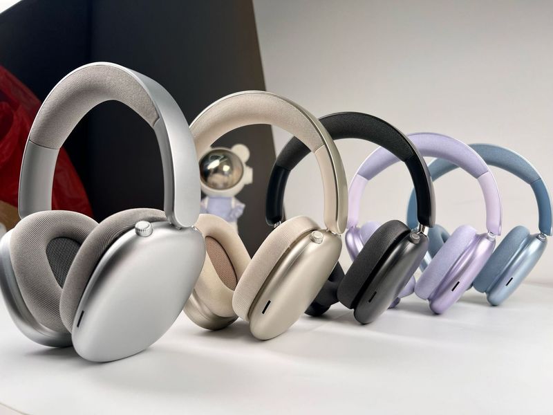 New Patch Knob Active Noise Cancelling Over-Ear Headphones Bluetooth True Wireless Long Battery Life Compatible With_voghion.com