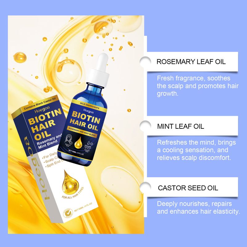 Rozmaring illóolaj hajápolóhoz, tápláló, hidratáló és hidratáló hajpuhító hajápoló illóolaj_voghion.com