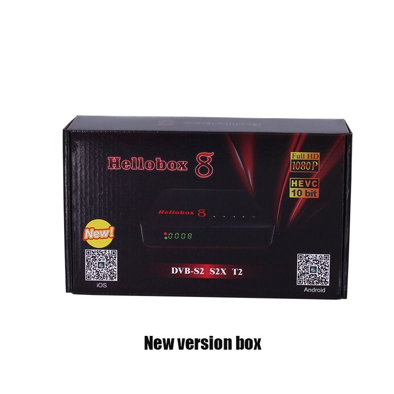 Uusi Hellobox 8 -satelliittivastaanotin DVB-T2 DVB S2 Combo TV Box -viritin tukee TV:n toistoa puhelimessa Satelliitti-TV-vastaanotin tukee CCCAM:ia_voghion.com