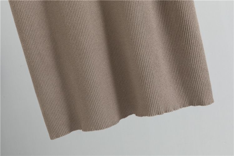 Damenbekleidung Mode Temperament Anzug Strickjacke Jacke Ärmellose Weste Kleid Zweiteiliger Anzug Weiblicher Frühling_voghion.com