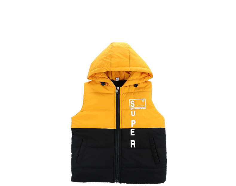 Kinderherfst- en winterjongensset Cuhk Kinderen Jongenswinterfleece verdikte capuchon Driedelige set Mode_voghion.com
