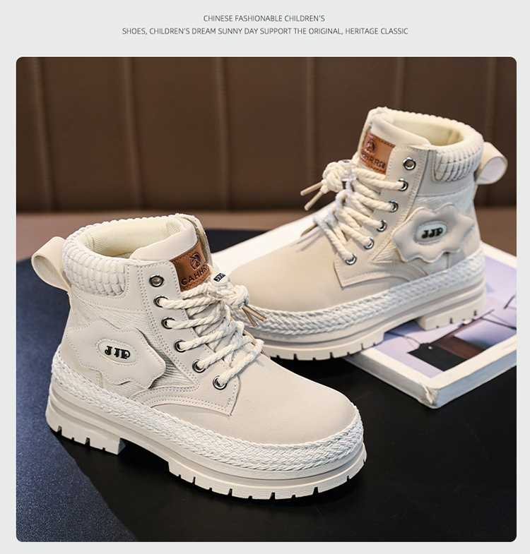 Stivali di paglia da genitore-figlio, stivali da lavoro, stivali da cavaliere, scarpe per ragazzi e ragazze, bambini di mezza età_voghion.com