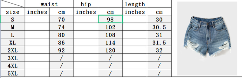 ripped denim shorts explosive style hand-worn fringed ladies denim shorts in stock_voghion.com