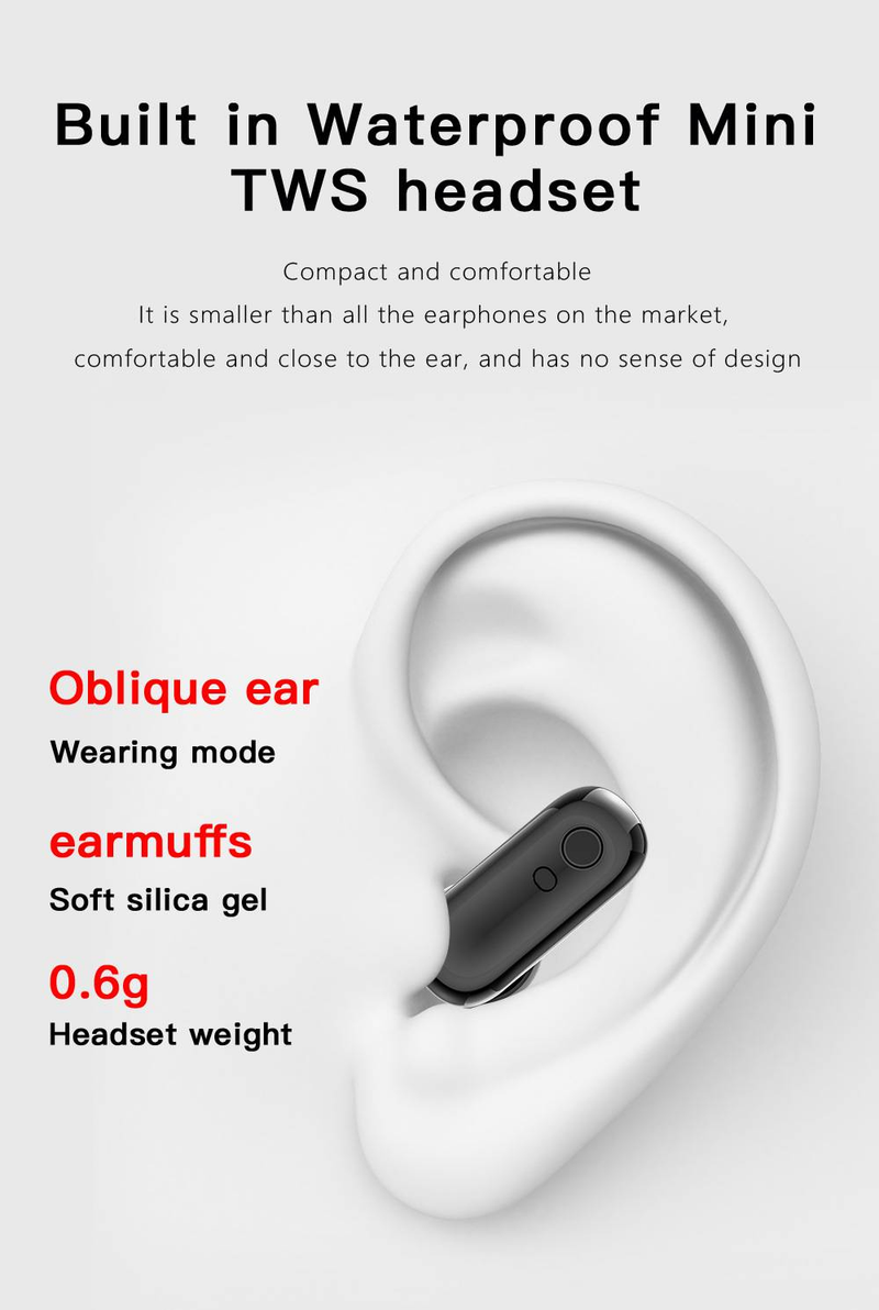 X7 Smart Watch Auricolare Bluetooth 2 in 1 TWS Bluetooth Music Call Orologio sportivo impermeabile ultrasottile IP67_voghion.com