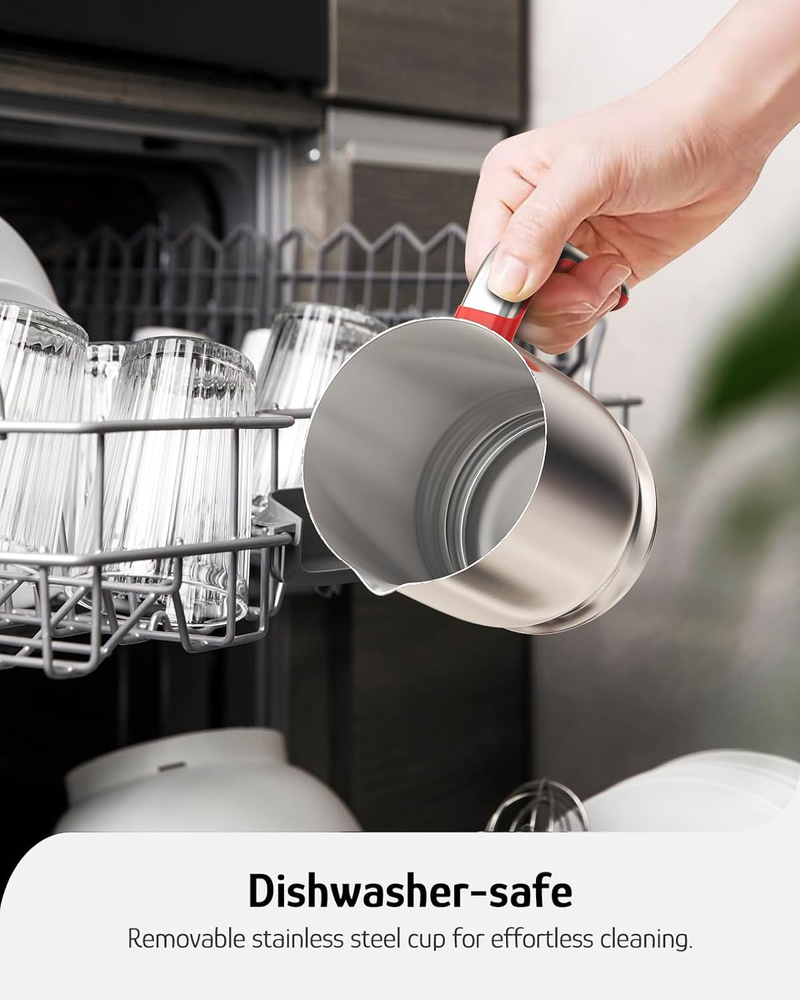 PSMF01b 5in1 Electric milk foam milk heater cold and hot foam foaming adjustment temperature and thickness of milk foam fine, good fluidity_voghion.com