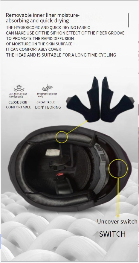 Motorrad Accessoiren & Deeler Vollhelm Männer a Fraen Duebellens Elektroauto Bluetooth Flip Up Hallef Helm Hierscht a Wanter_voghion.com