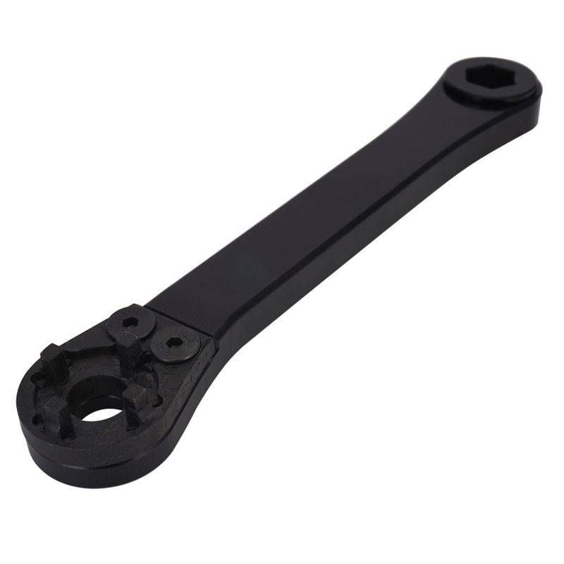 Kit profesional de herramientas de mantenimiento y desmontaje de motocicletas de aluminio CNC para motos todoterreno: modelo J-20, duradero y ligero (herramienta de desmontaje QF)_voghion.com