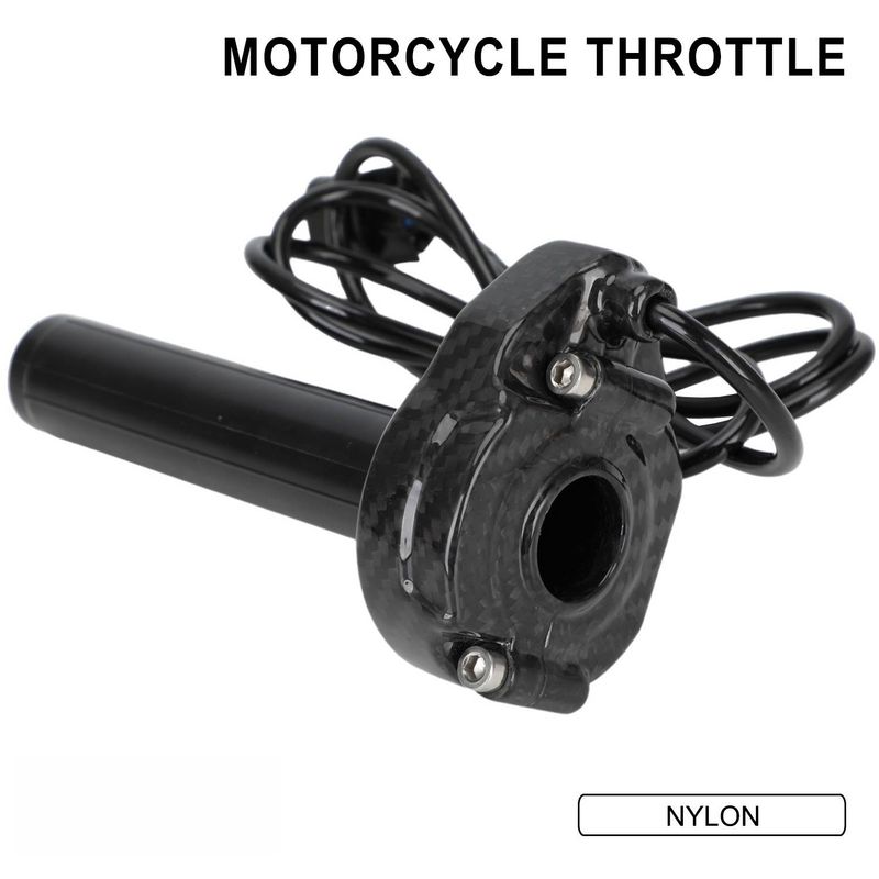 Carbon Fiber Electronic Throttle Grip For Electric Motorcycles - Kit With Enhanced Sensitivity & Durability - Compatible With Most E-Bike Models_voghion.com