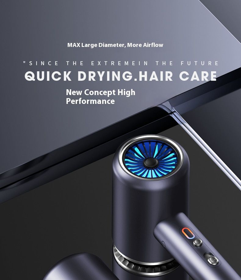 Sèche-cheveux de salon - Puissance élevée 2 400 W, technologie ionique et céramique, 5 vitesses, air froid/chaud pour un coiffage rapide - Comprend des buses de concentrateur et de diffuseur_voghion.com