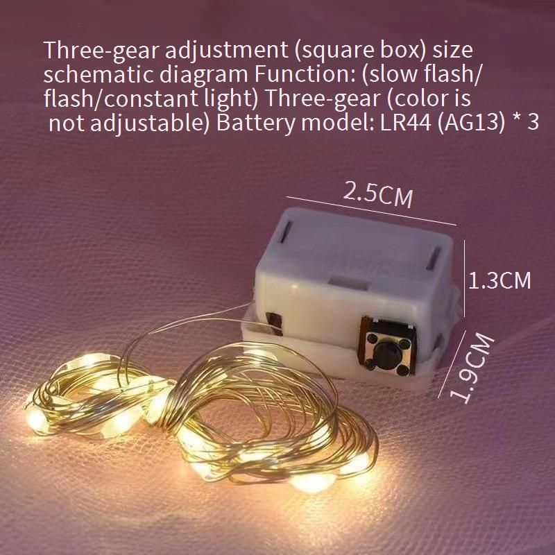 Copper Wire LED Fairy Lights - USB Powered String Lights For Gift Boxes, Flowers, And Home Decor_voghion.com