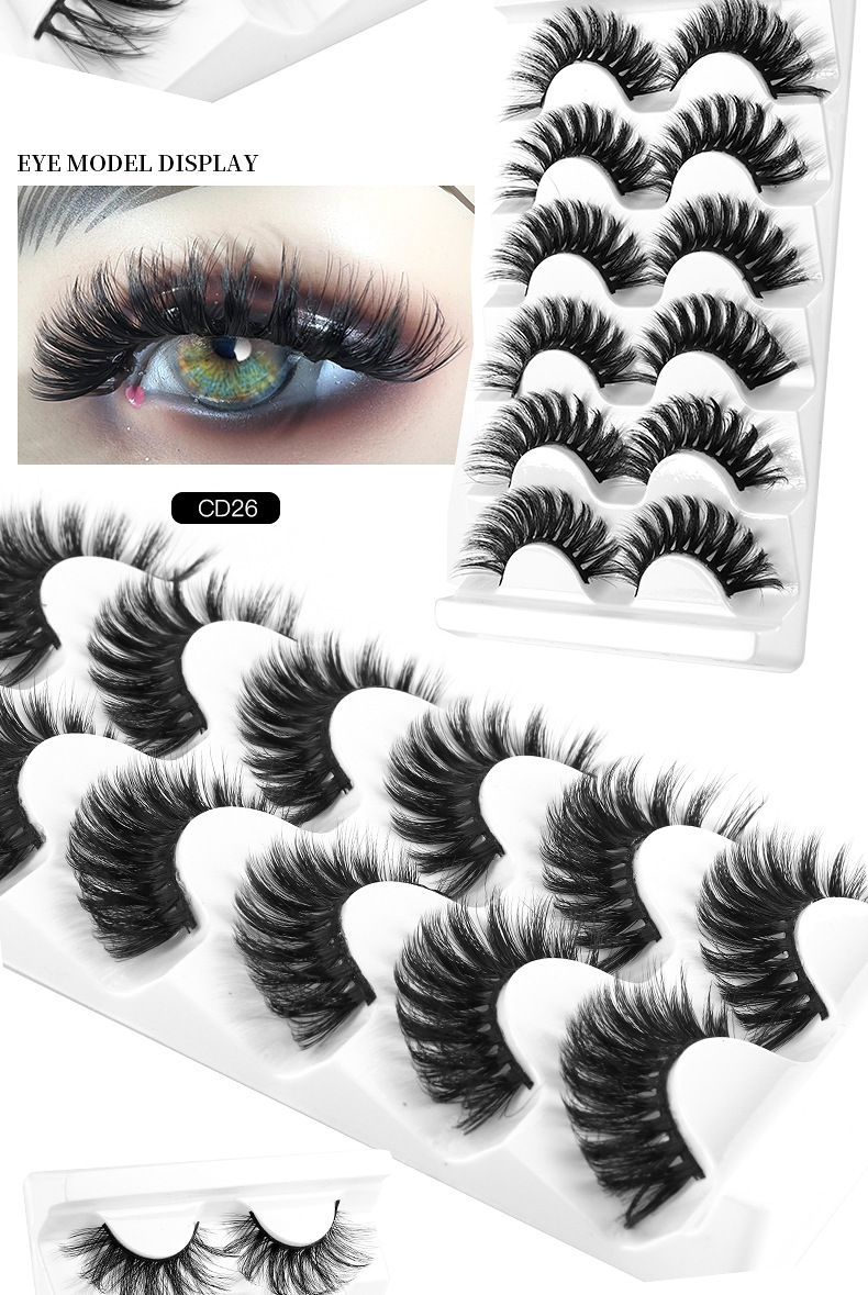Lash extension set Thick high mink false eyelashes naturally curl your lashes_voghion.com