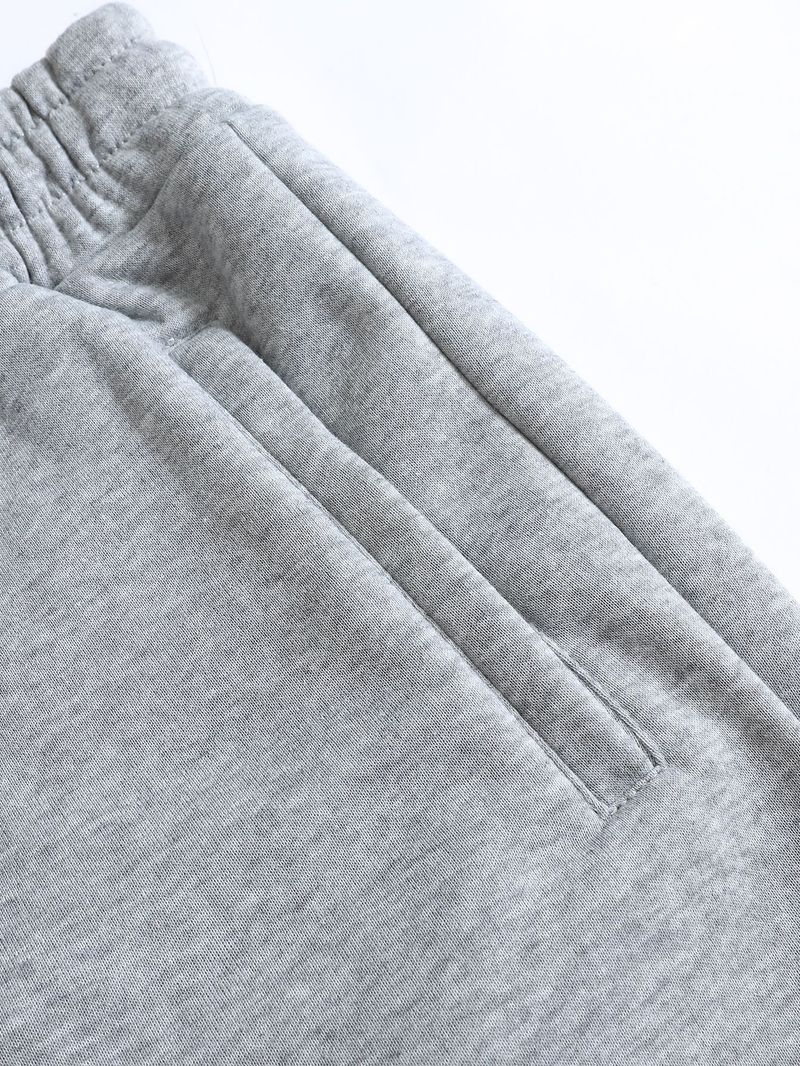 Herren-Jogginghose mit Fleecefutter – Dicke Winter-Jogginghose mit Stretch (Hellgrau, Dunkelgrau, Schwarz) – Bequeme Passform, mittelhoher Bund, S–XXL_voghion.com