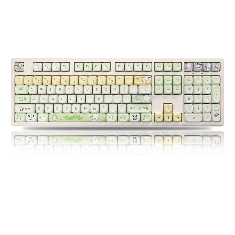 Testreszabott Walking Cat Yg108 Key vezetékes Nical billentyűzet három üzemmódú vezeték nélküli Bluetooth aranyos lány Moa Mahjong hang_voghion.com