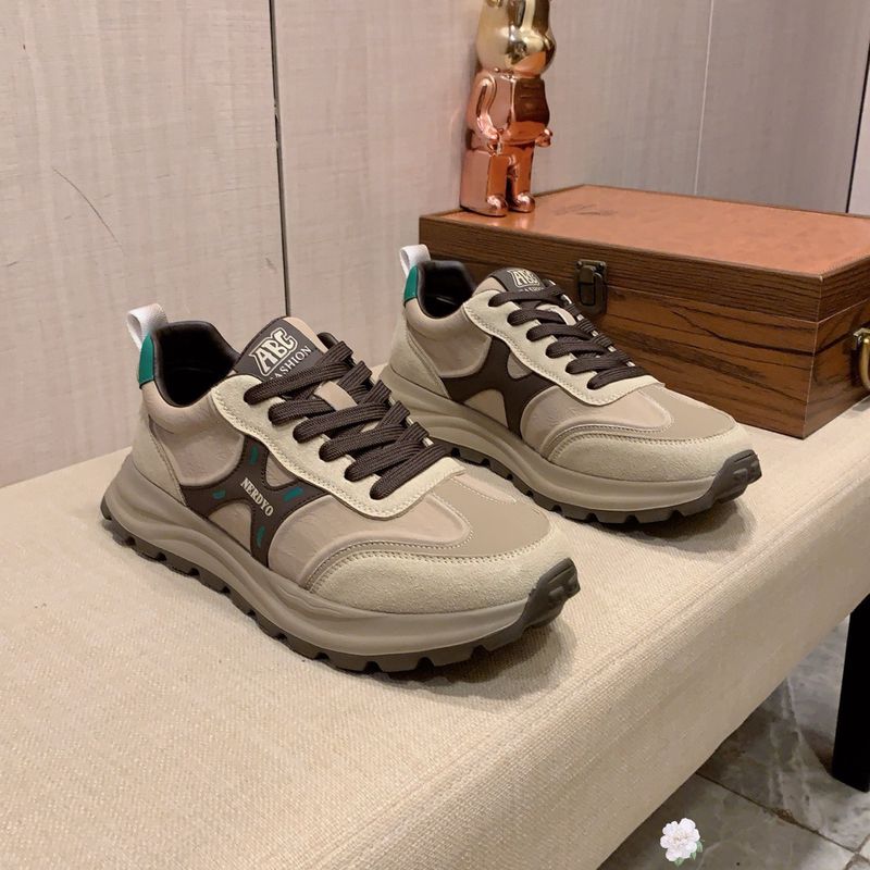 1:1 Brand Original Box High-End Men's New Casual Sports Soft Breathable Thick Sole Running Dad Shoes Men_voghion.com