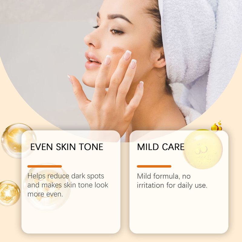 EELHOE Vitamin C Facial Skin Care Kit, Facial Moisturizing, Rejuvenating, Brightening and Fine Pore Kit_voghion.com
