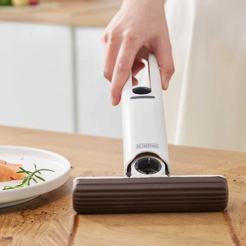 Multifunctional Desktop Lazy Mini Mop Handheld No-Wash Sponge Absorbent For Bathroom Toilet Kitchen Household_voghion.com