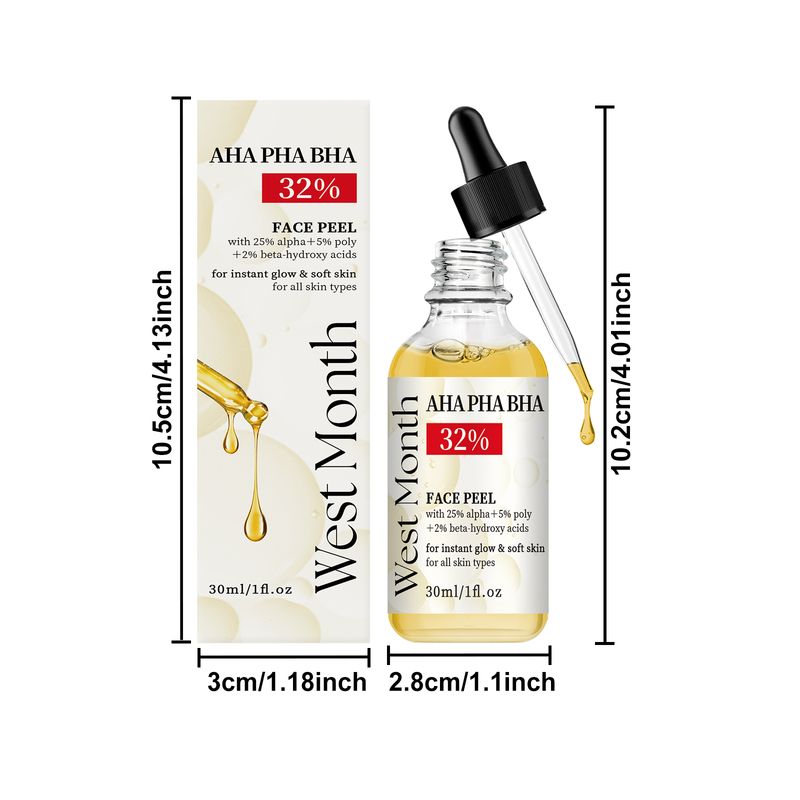 West&Month Fruit Acid Essence, Smoothing And Firming Delicate Pore Narrowing Aha Facial Serum_voghion.com