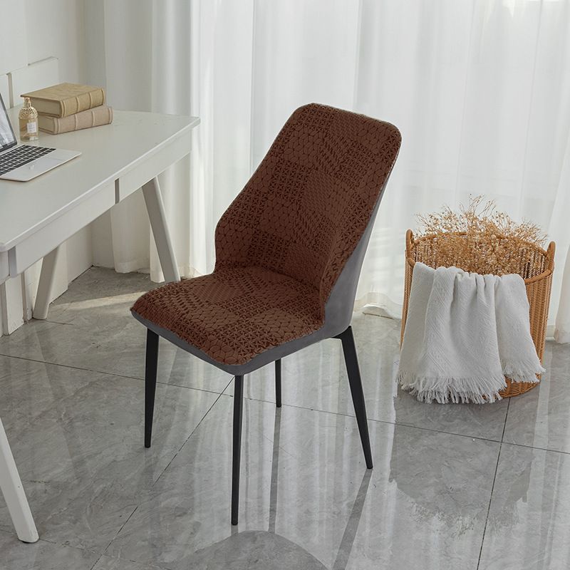 Coprisedia moderno in poliestere elasticizzato – Misura universale per sedie dalla forma unica (antiscivolo, resistente, antipolvere, decorativo)_voghion.com