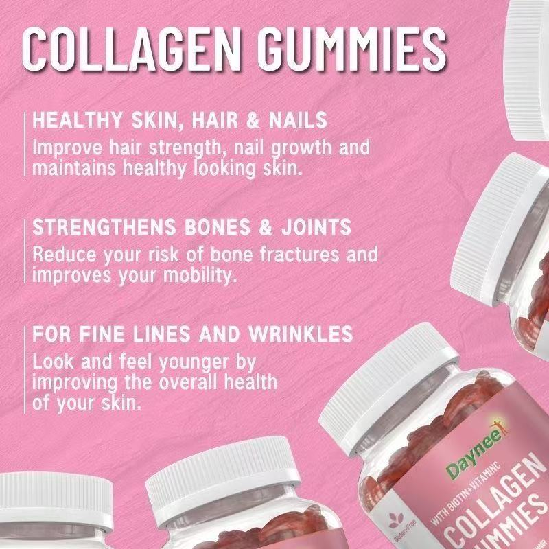 Gumii vegane care stimulează colagenul cu biotină și vitamina C_voghion.com