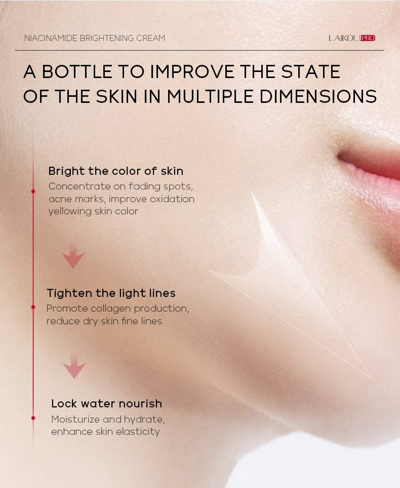 LAIKOU PRO Niacinamide Moisturizing Cream, 30g, Hydrating And Moisturizing Skincare Product._voghion.com
