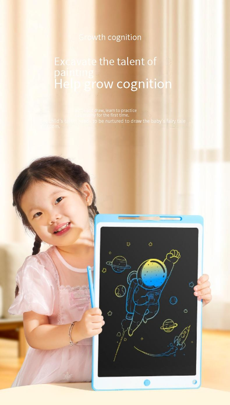 Tablet LCD de 13 polegadas - Bloco de notas digital reutilizável com caneta stylus para escritório, escola e casa, quadro de notas apagável para crianças e adultos_voghion.com