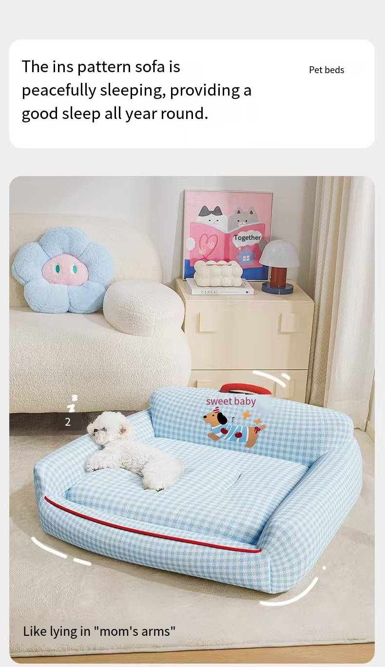 Lettiera per gatti universale per tutte le stagioni, rimovibile e lavabile, divano letto di sicurezza per gatti, cuscino per cani di taglia media e piccola_voghion.com