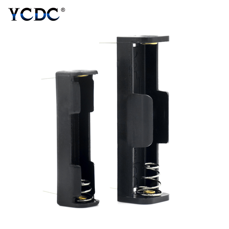 AAA AA Battery Case Holder ABS Box Storage Case 1 Slot Easy Power Solution With Long Pin For 1 Piece AA AAA Batteries_voghion.com