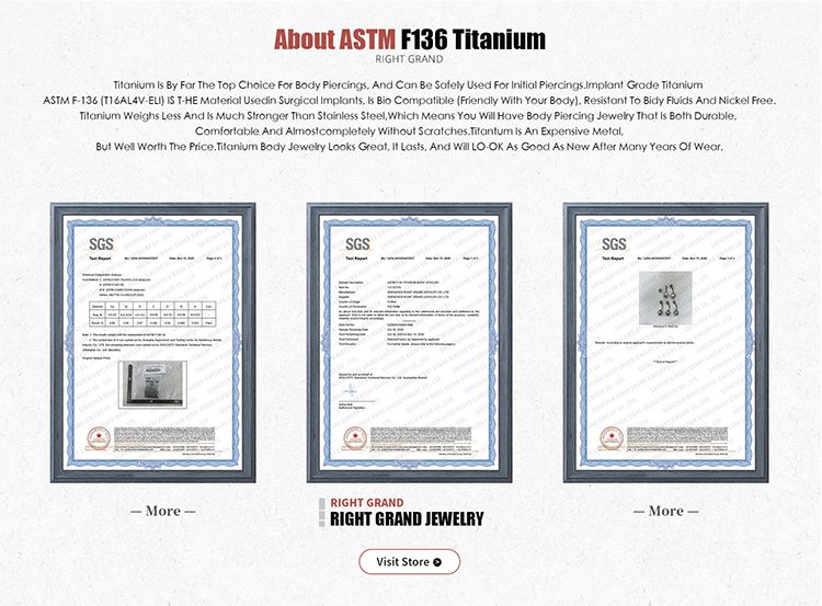 ASTM F136 Piercing de Nariz de Titânio 16g Espiral de Orelha Argola Nariz Unha Cartilagem Brinco Dobradiça Diafragma Daith Anel Clicker Jóias Corporais_voghion.com
