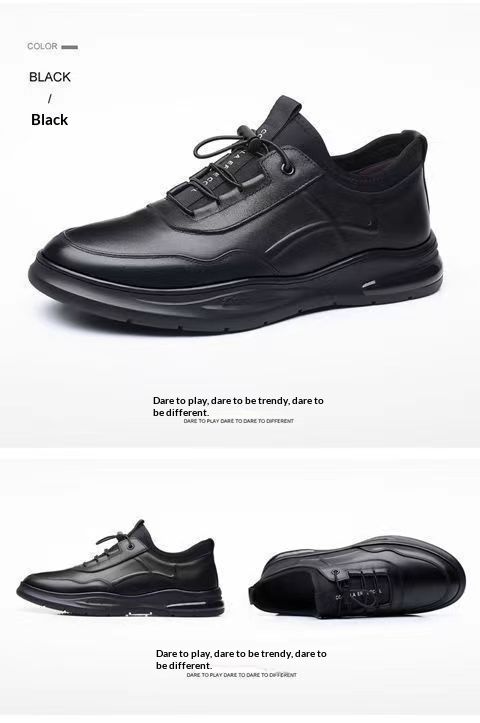 Glide Cross-Border Fashion Business Schnürschuhe aus weichem Leder, flach, formell, britischer Stil, lässige Herrenschuhe_voghion.com