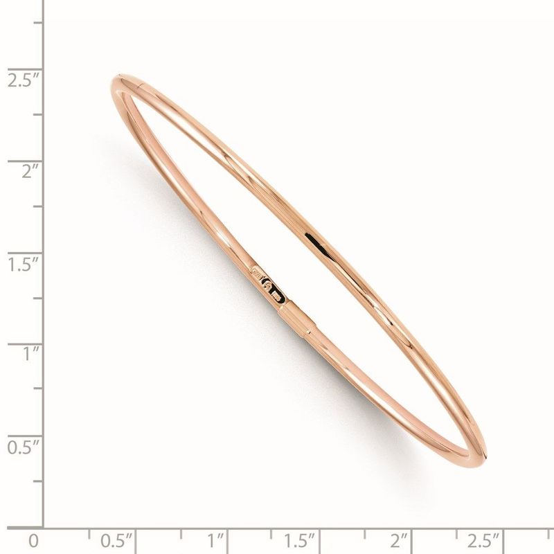 10K Rose Gold Slip-On Bangle_voghion.com