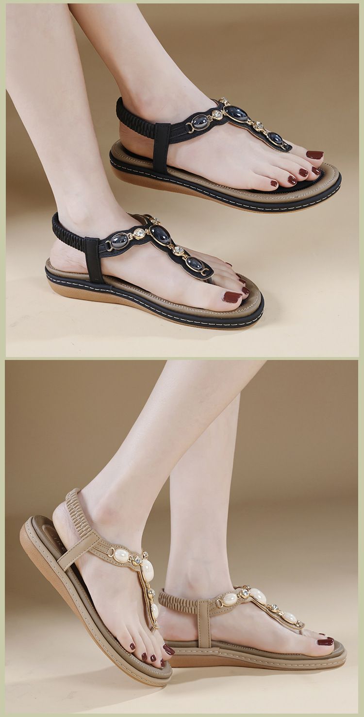 W676-6 New Summer 2025 Comfortable Casual Beach Flat Sandals For Women_voghion.com