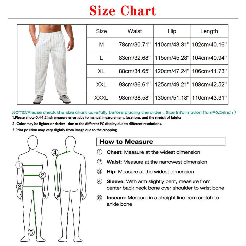 Nuovi pantaloni da uomo a righe verticali con coulisse elastica in vita in cotone e lino pantaloni casual da spiaggia_voghion.com