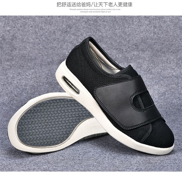 Youyun New Winter Velcro Large Opening Elderly Shoes_voghion.com