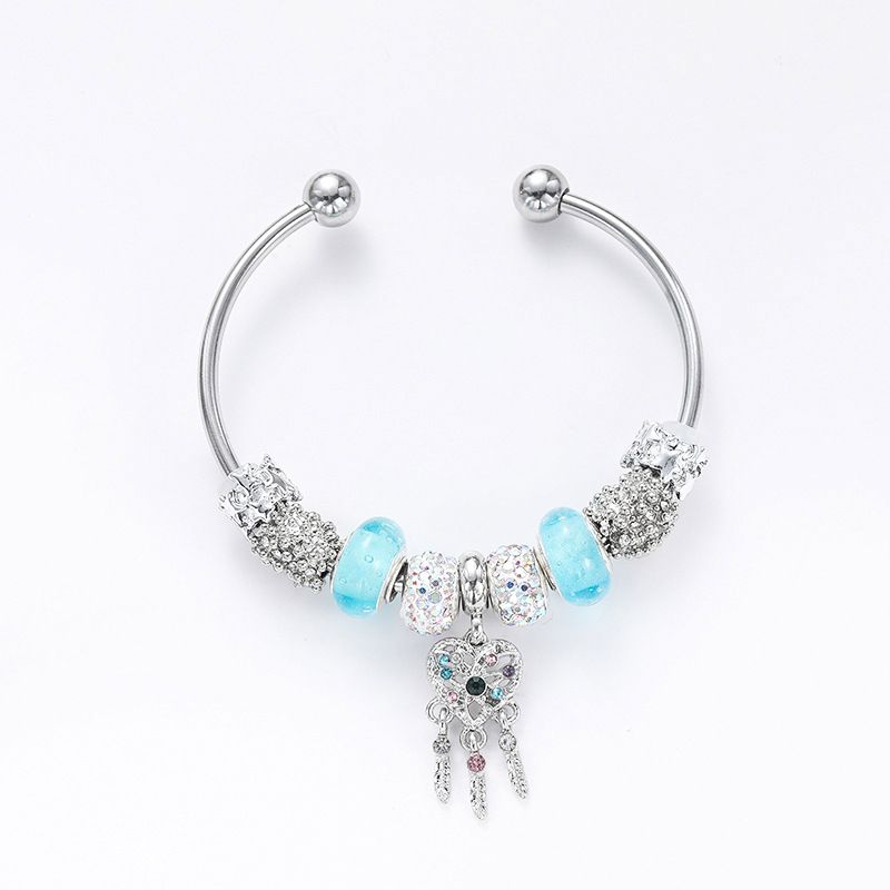 2025 Panjia New Trendy High-End Oil Drop Creative Pendant Spacer Beads DIY Beaded Bracelet_voghion.com